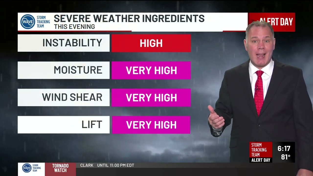 WAVE - Severe Weather Coverage - Evening of 5/16/2025