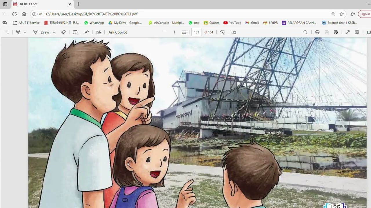 3年级 华文课本125页- 特别任务 -BC buku teks tahun 3 m/s125-Iring baca