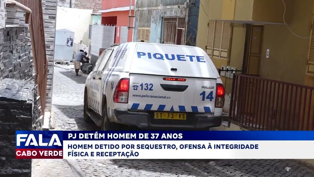 Homem de 37 anos detido por sequestro, ofensa à integridade física e receptação | Fala CV