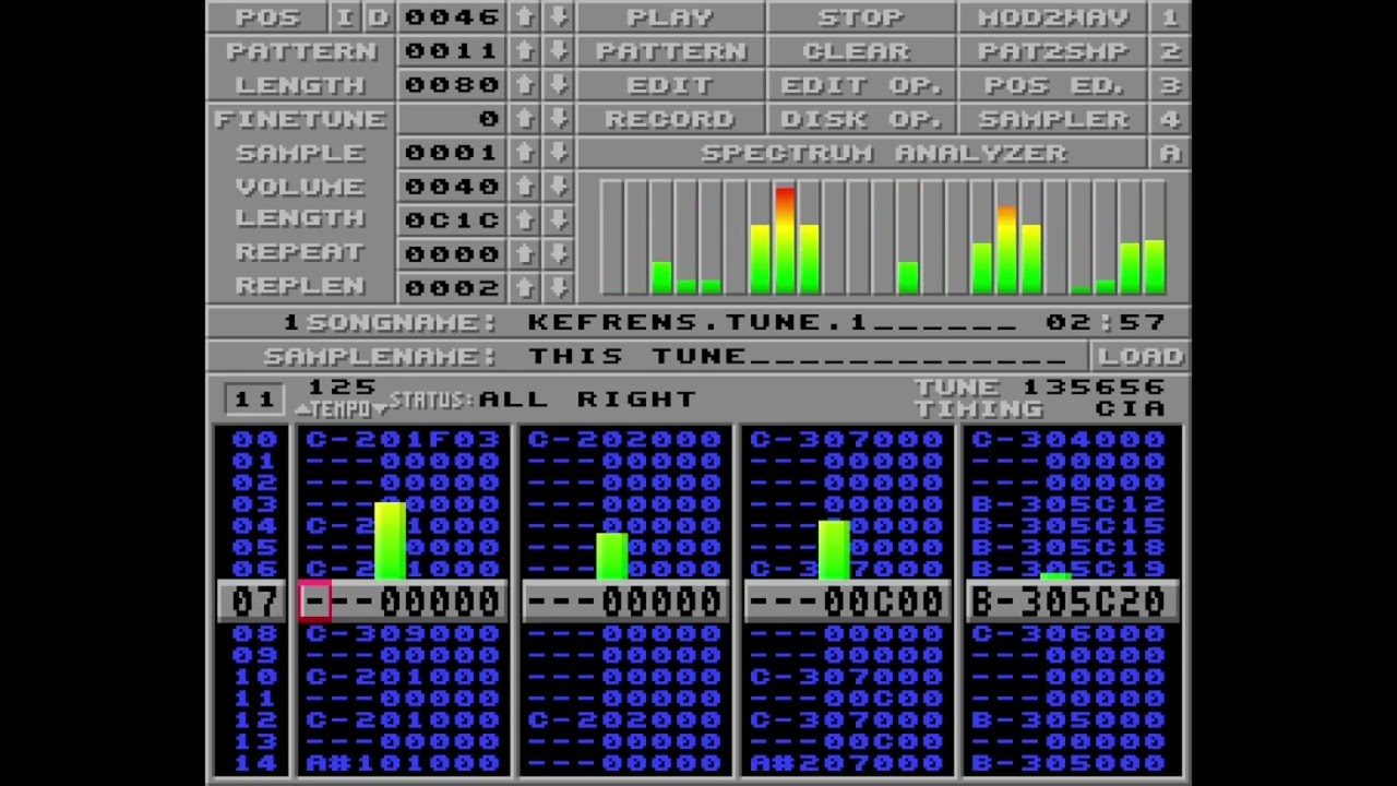 Amiga Music: Kefren's Tune 1 By Maestro