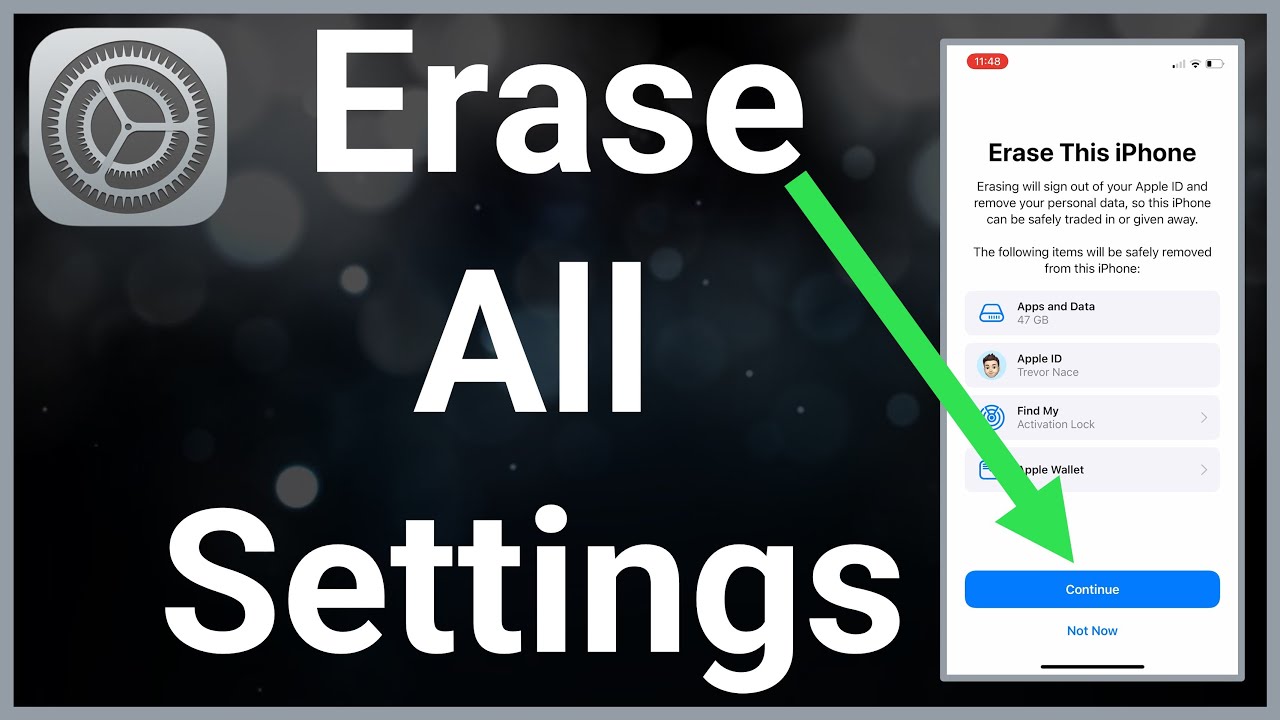 What Happens When You Erase All Content And Settings?
