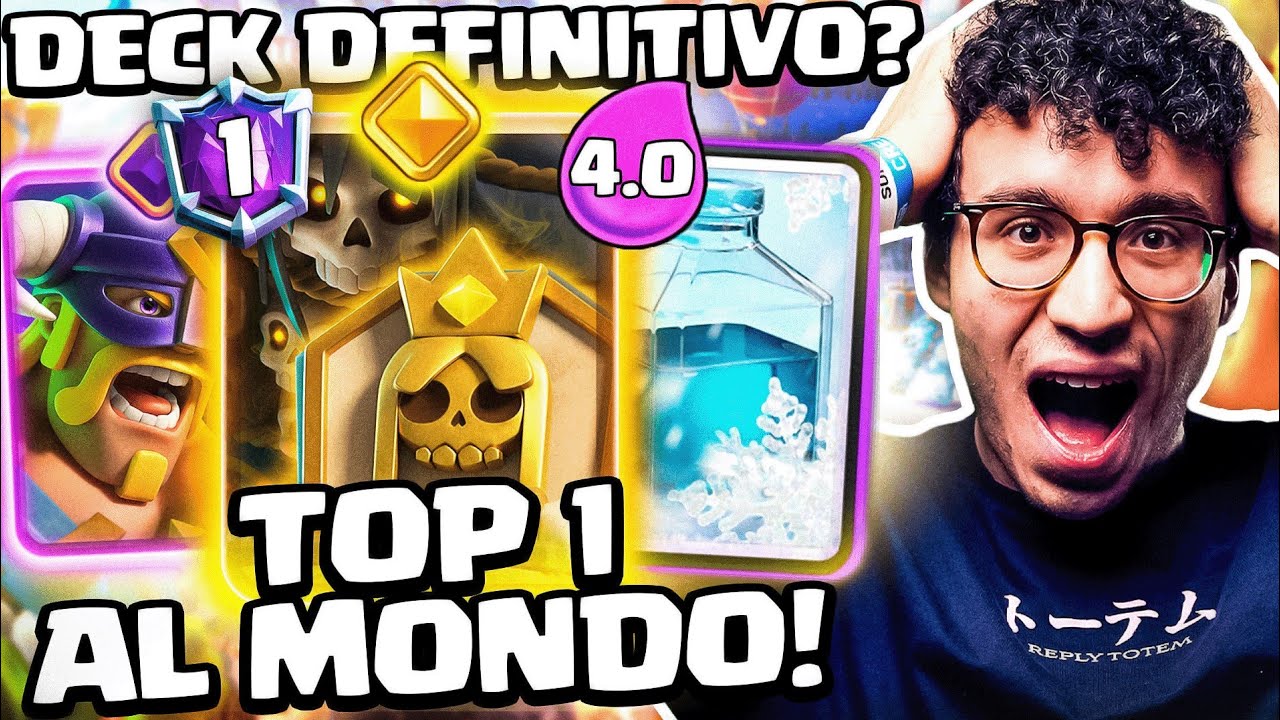 I FOUND THE ULTIMATE TOMBSTONE HERO DECK... TOP 1 IN THE WORLD! - CLASH ROYALE ITA