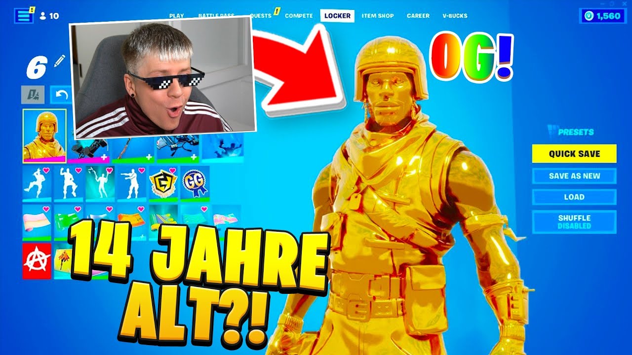 DIESER FORTNITE ACCOUNT IST AUS DEM JAHR 2011 ?!