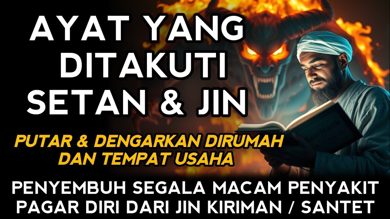RUQYAH RUMAH PENGUSIR JIN, SETAN & SIHIR DI RUMAH & TUBUH, PENENANG HATI DAN FIKIRAN| BY ALAA AQEL