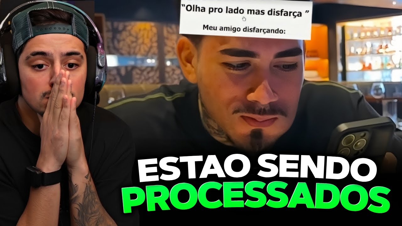 CORINGA, GABEPEIXE E BRABOX FORAM PROCESSADOS POR CAUSA DISSO! 😱