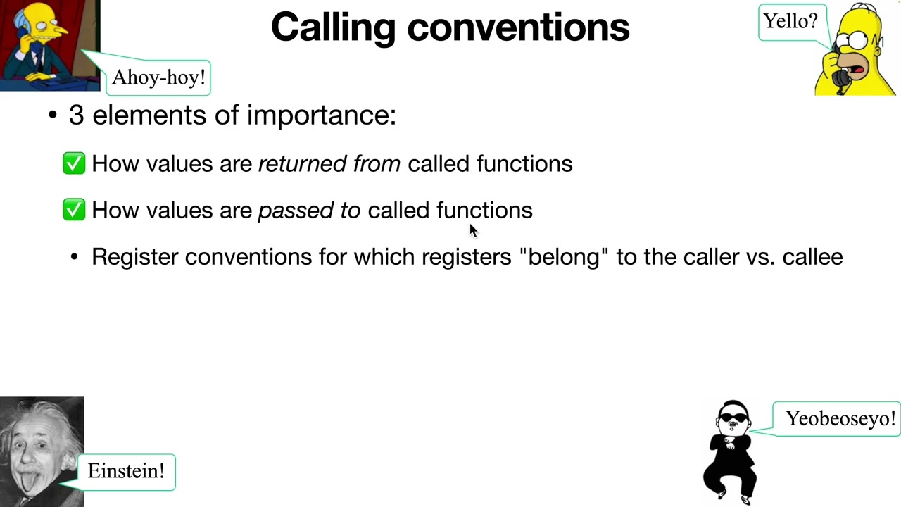 Arch1005: RISC-V Assembly 05 Calling Functions 01 Calling Conventions