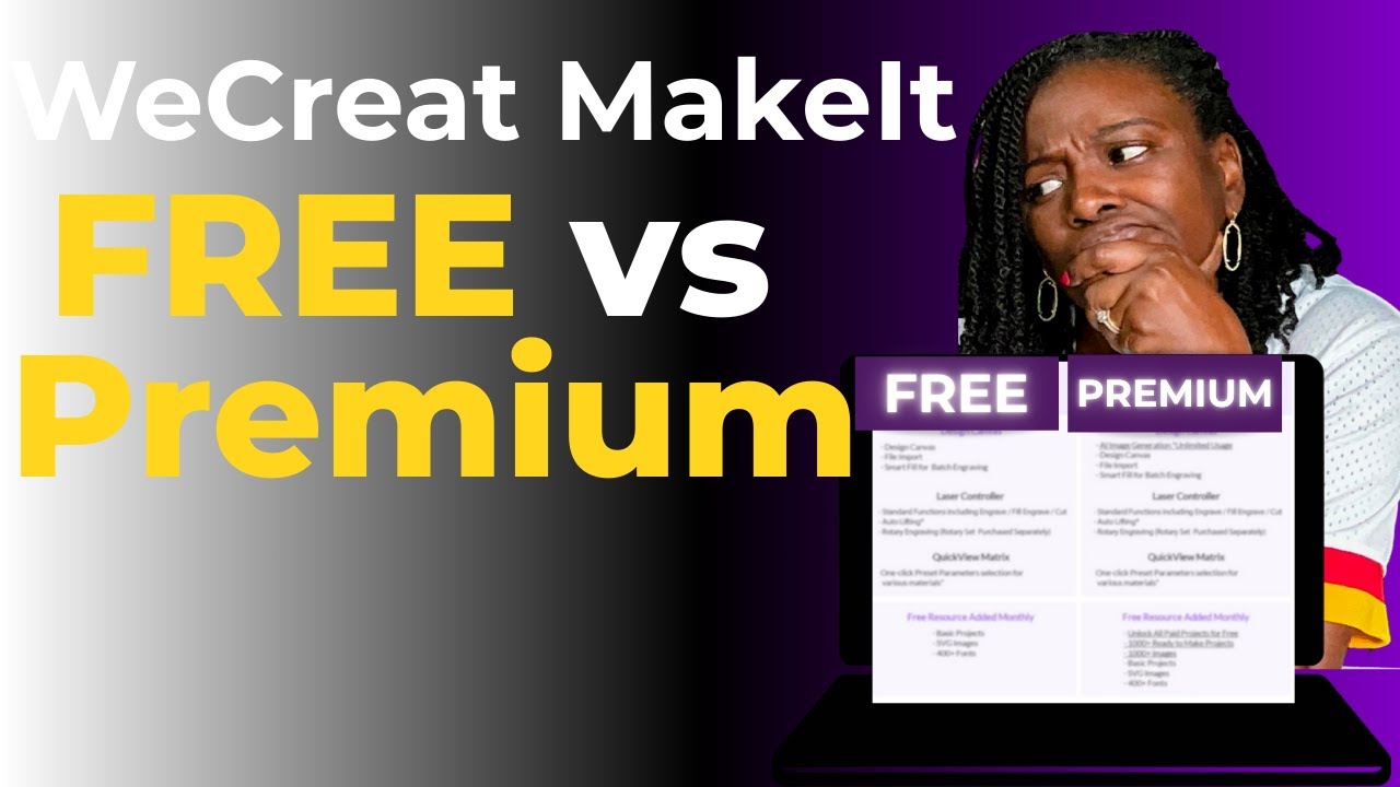 WeCreat MakeIt Software Explained | Free vs Premium Features for Laser Engraving Beginners
