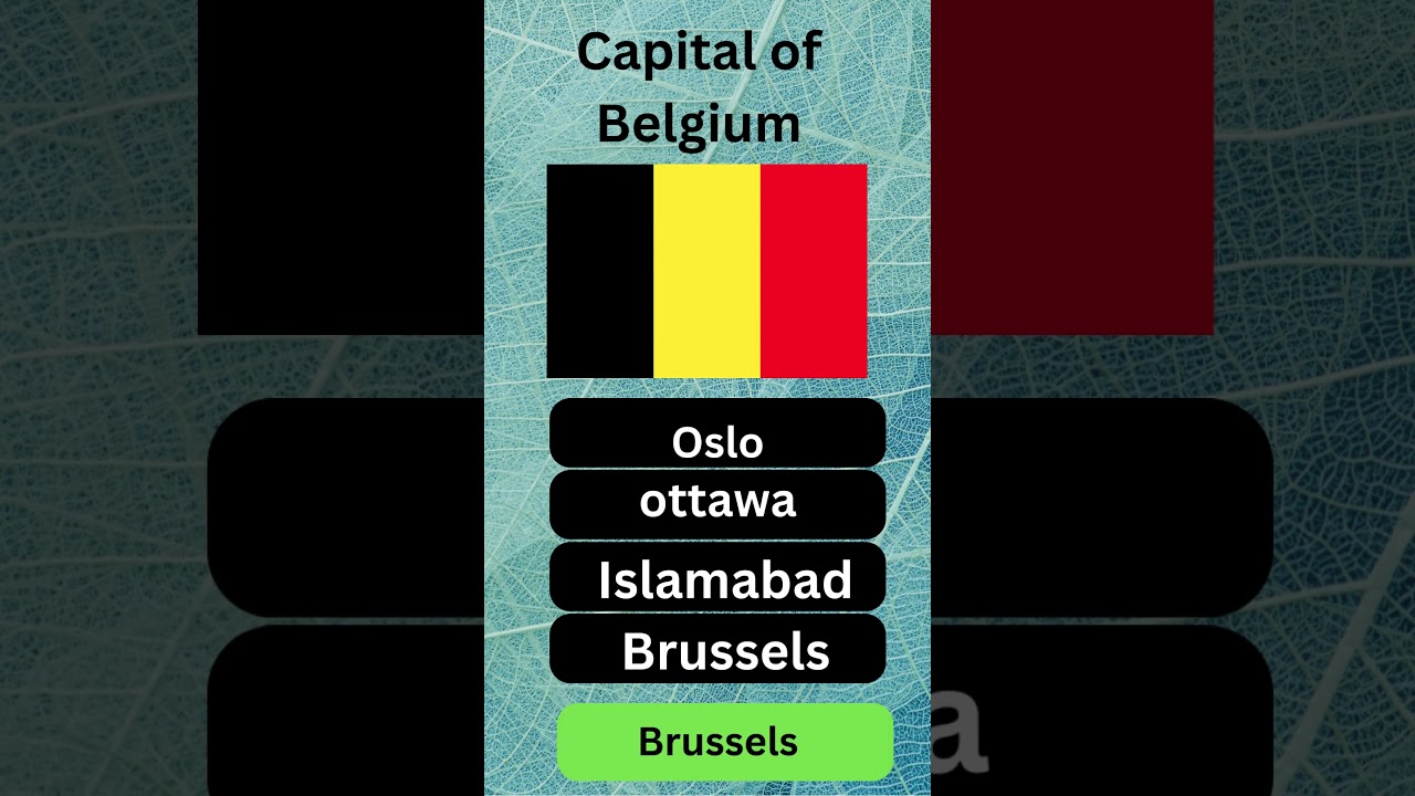 Capital of Belgium