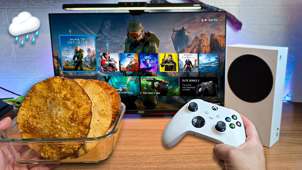 Uma noite relaxante com XBOX SERIES S no Gamepass + Pastel
