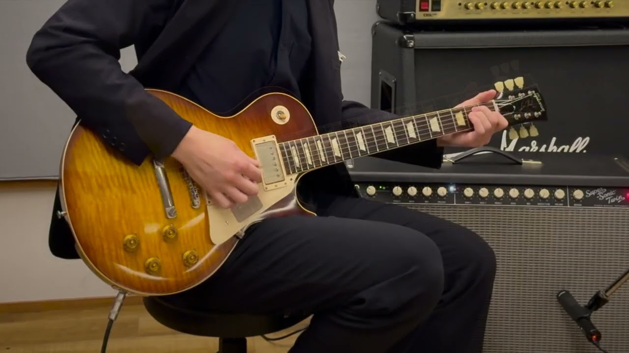 2013 Gibson Custom Shop Historic Collection 1959 Les Paul Reissue Iced Tea VOS