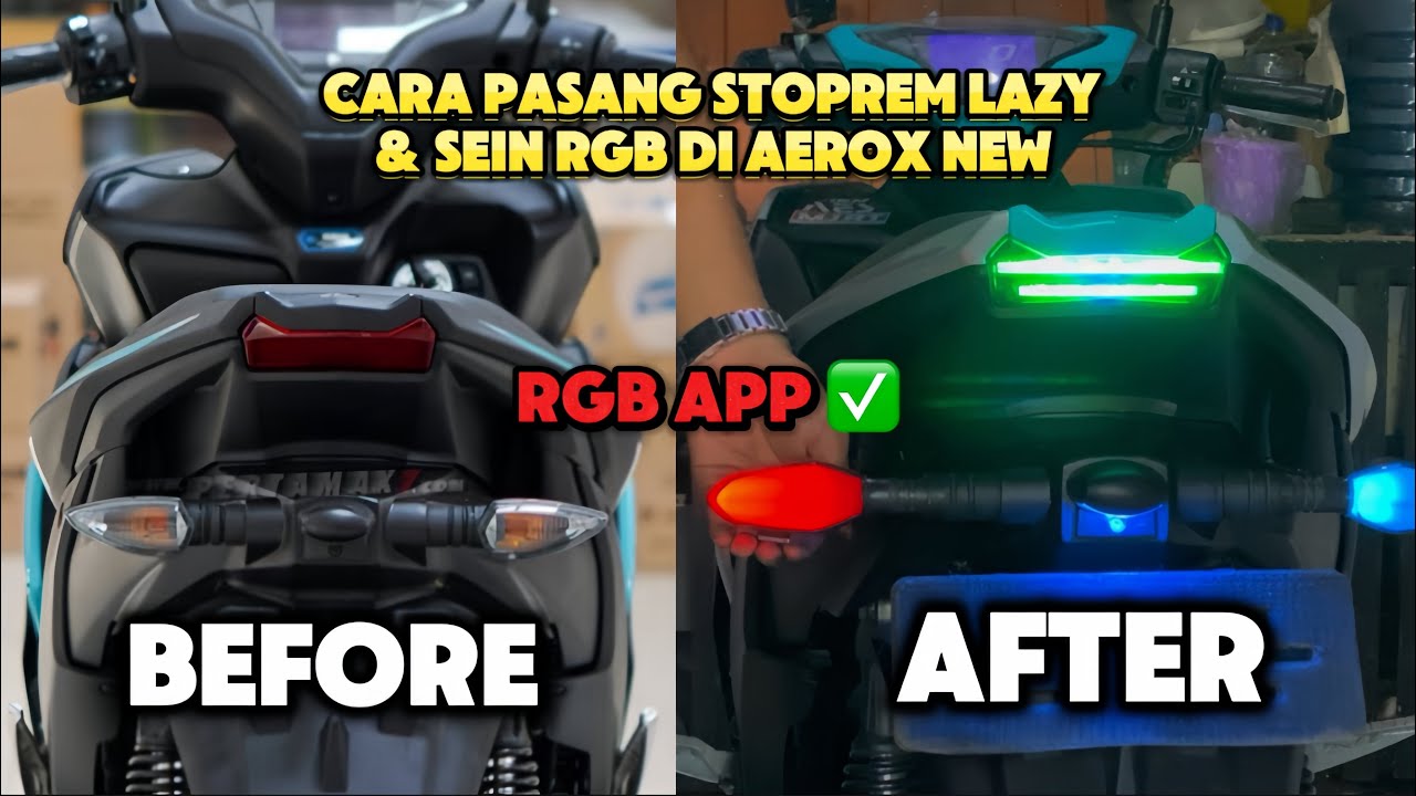 CARA PASANG STOP REM LAZY DI AEROX NEW 155 2024