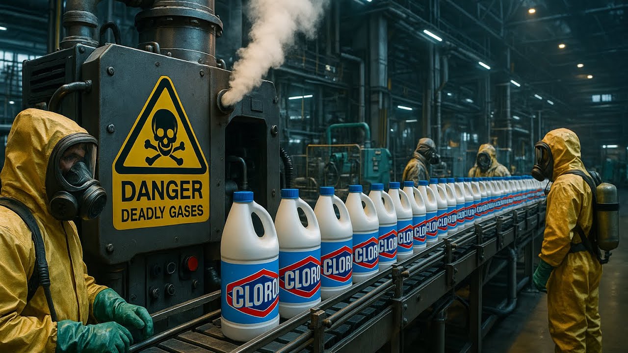 El Lado Oculto del CLORO: c&oacute;mo se transforma un gas mortal en botella comercial