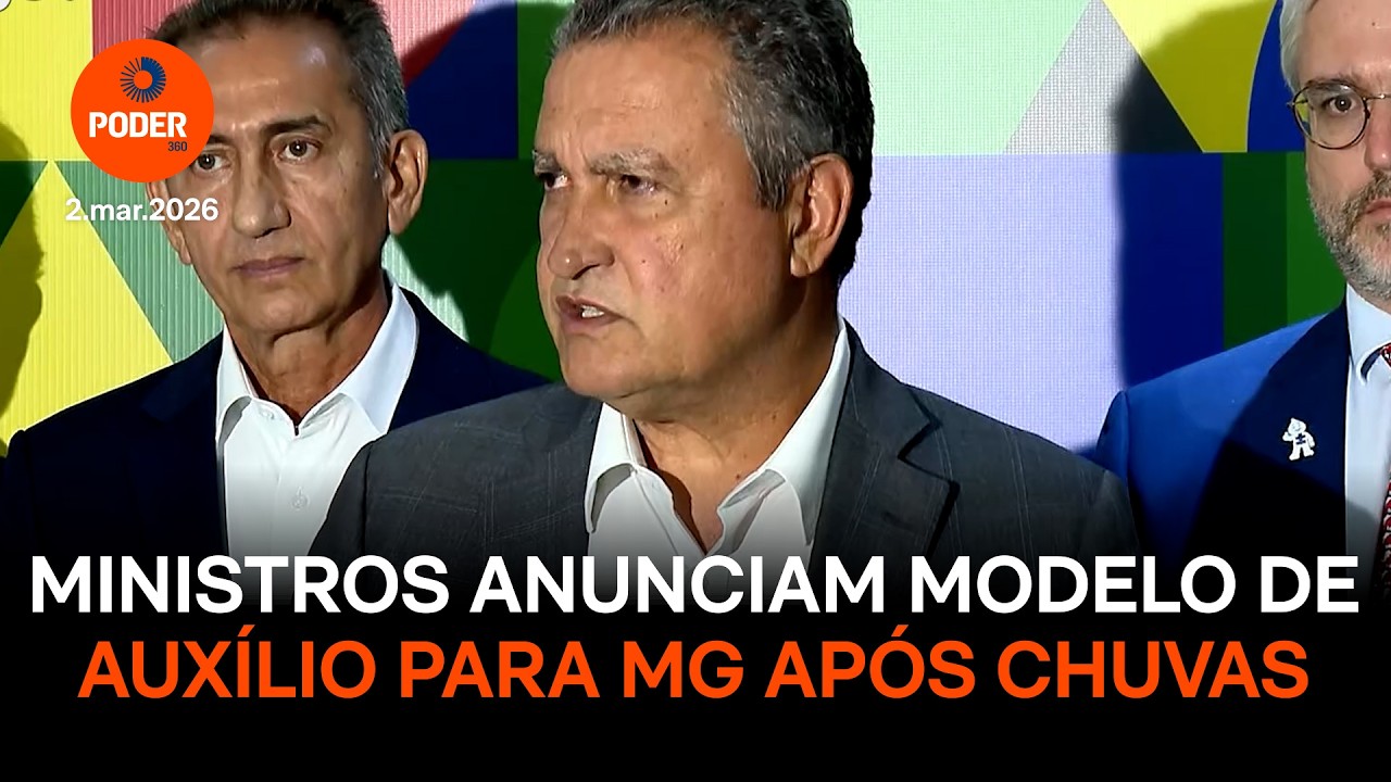 Ministros anunciam modelo de auxílio para MG após chuvas