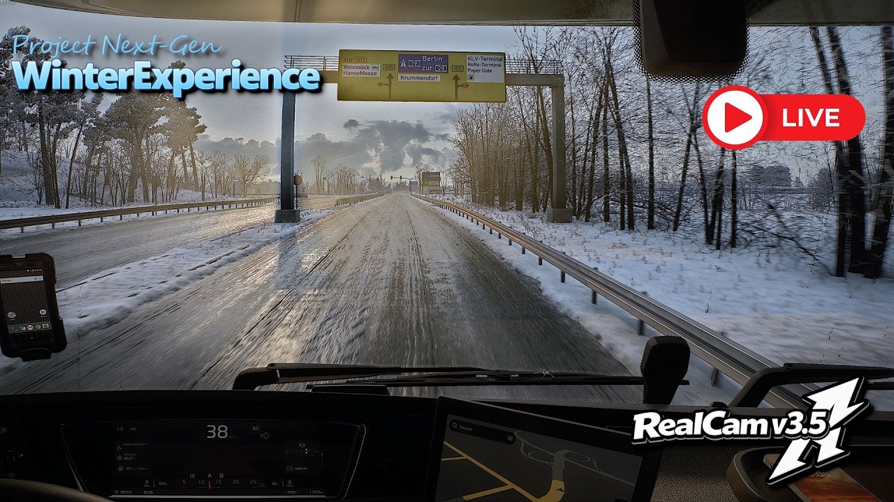 🔴 LIVE: Realistic Winter Drive in ETS2 | DLSS 5
