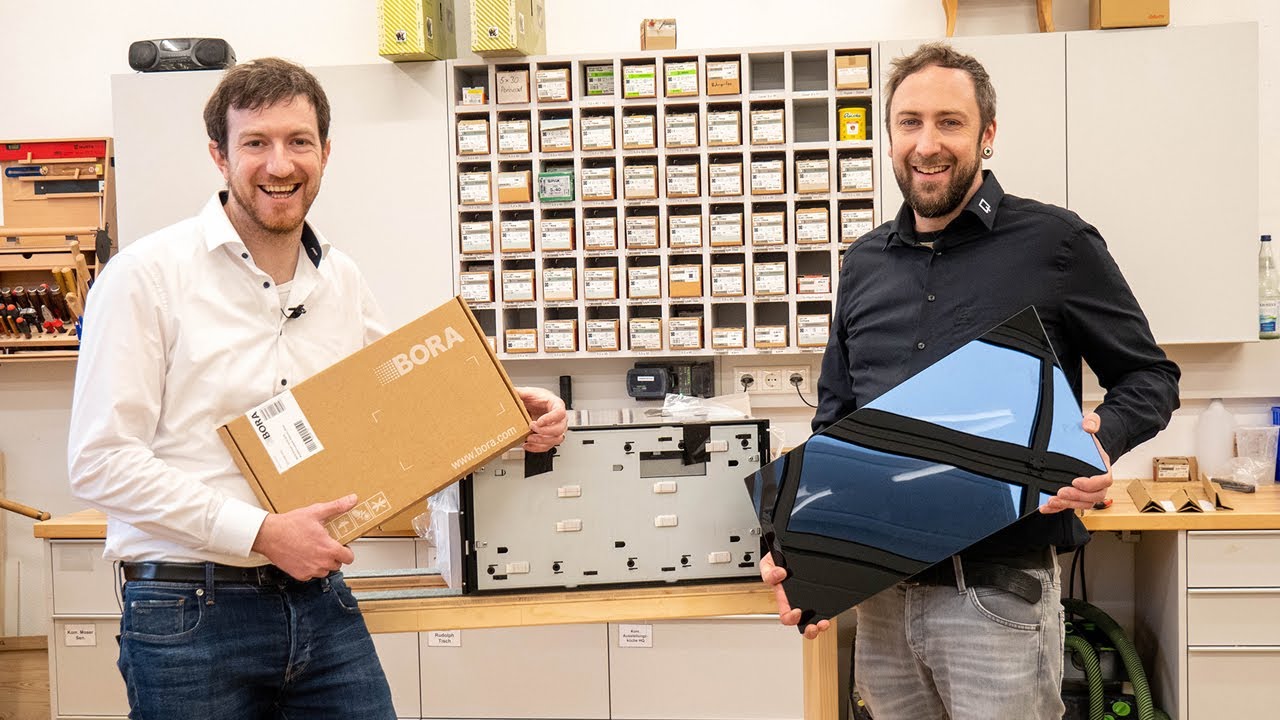 Wärmeschublade, Tellerwärmer für Zuhause, BORA Wärmeschublade unboxing -  Holzquadrat testet
