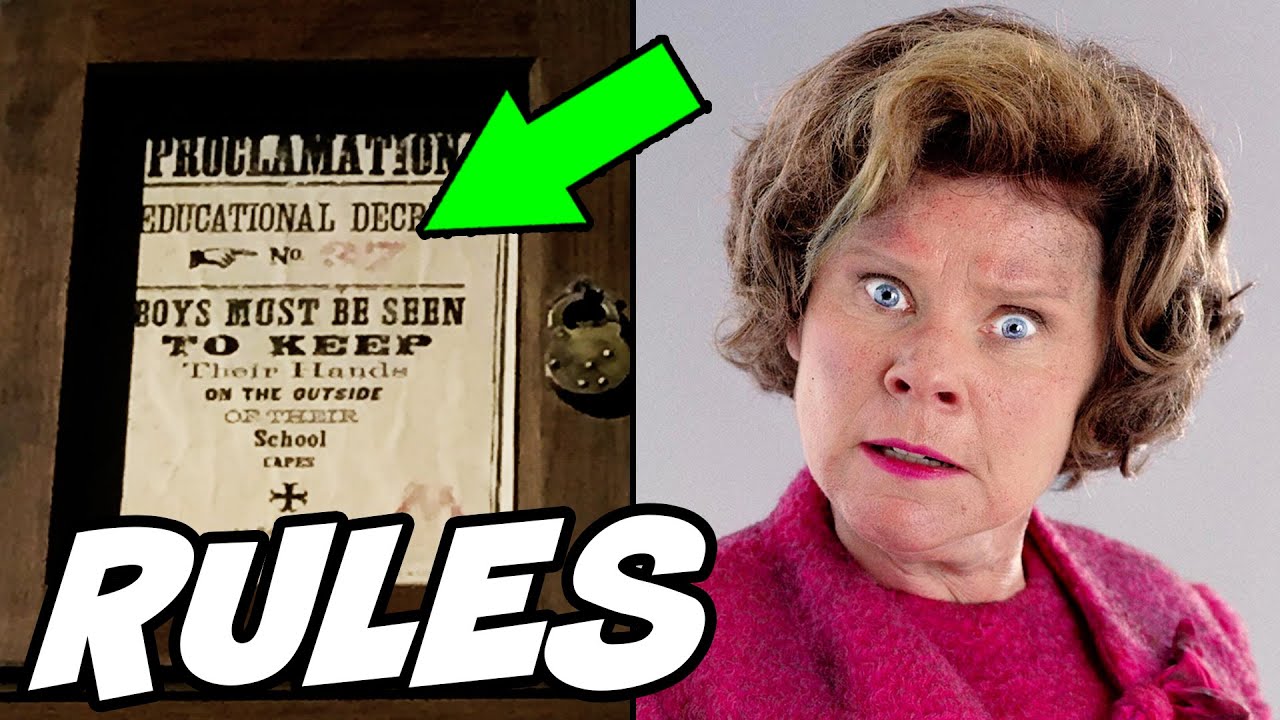ALL of Umbridge's RULES at Hogwarts - Harry Potter Explained