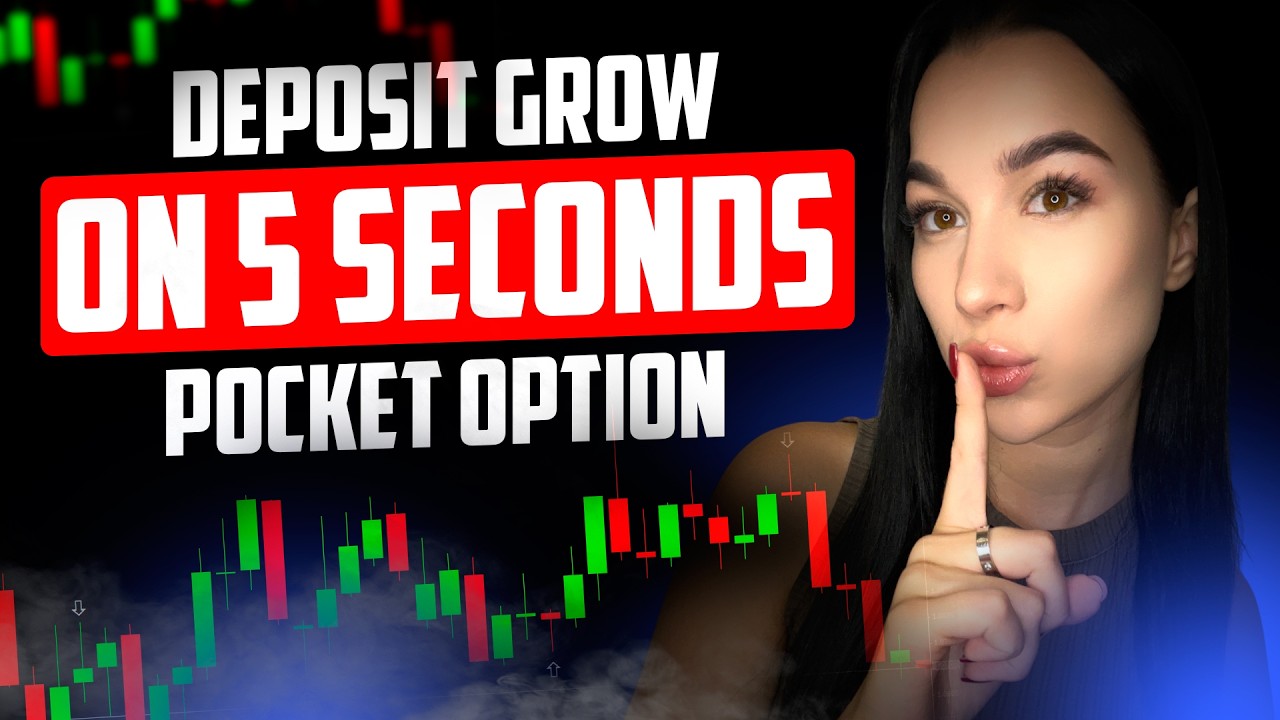 1$&rarr;11,000$ in 5 seconds ! The secret of 5 - second trades on Pocket Option
