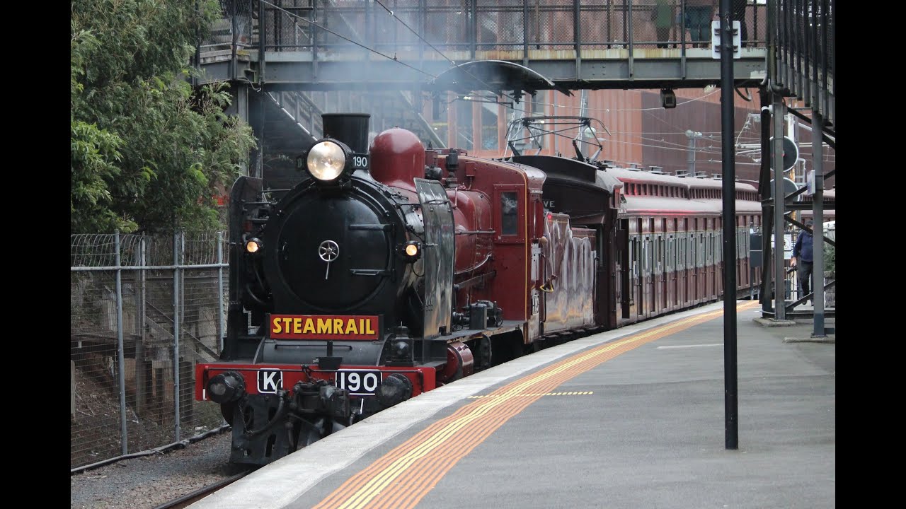 Steamrail Victoria’s Ringwood Shuttles to Belgrave with K190 and the Taitset