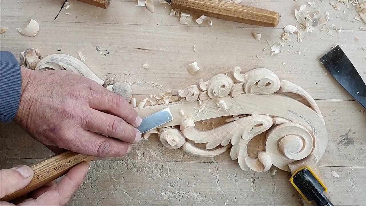 Сarving decoration for the front door