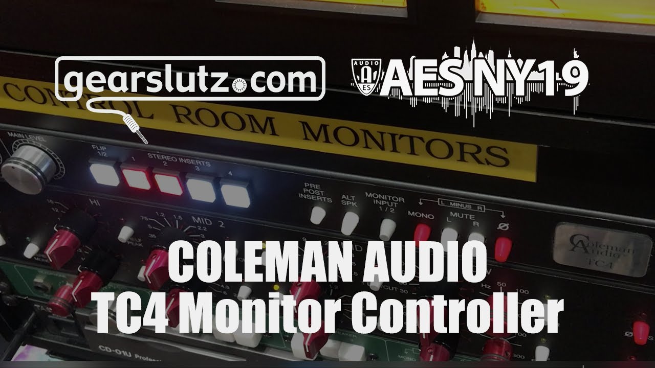Coleman Audio TC4 Monitor Controller - Gearslutz @ AES 2019
