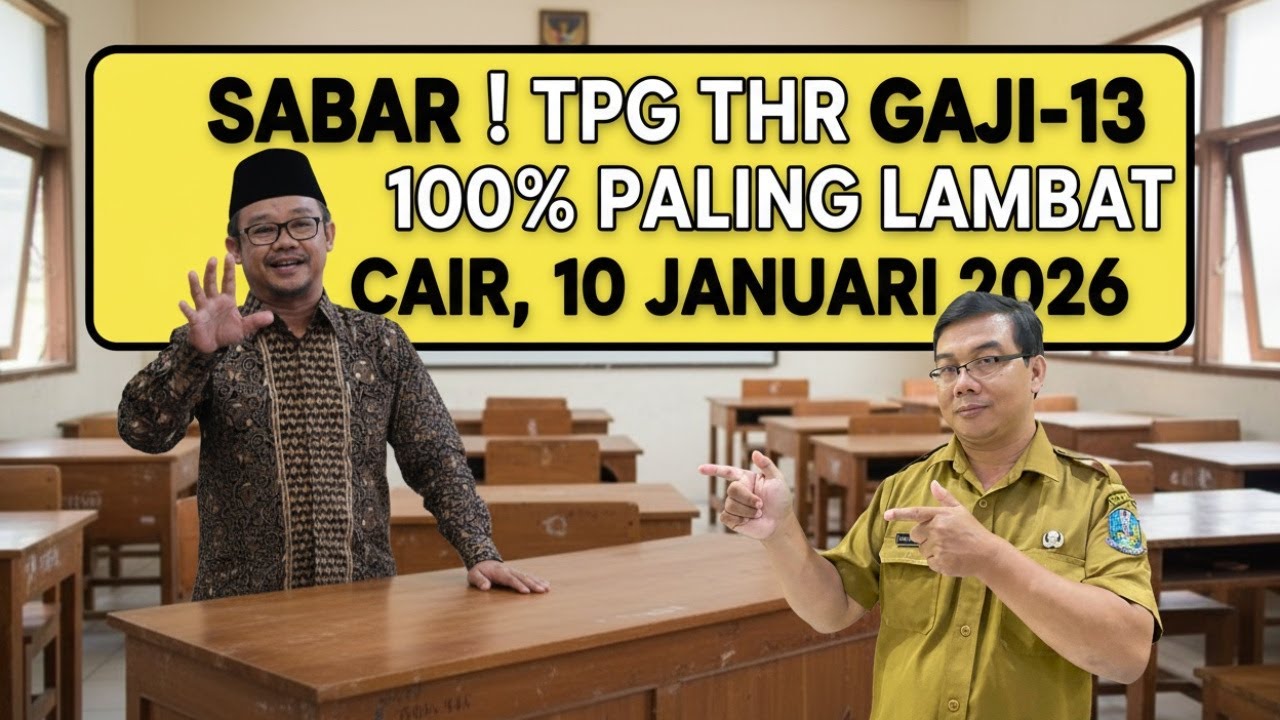 GAWAT! THR TPG 100% Ditunda ke 2026? Cek Jadwal Cair Terbarunya!