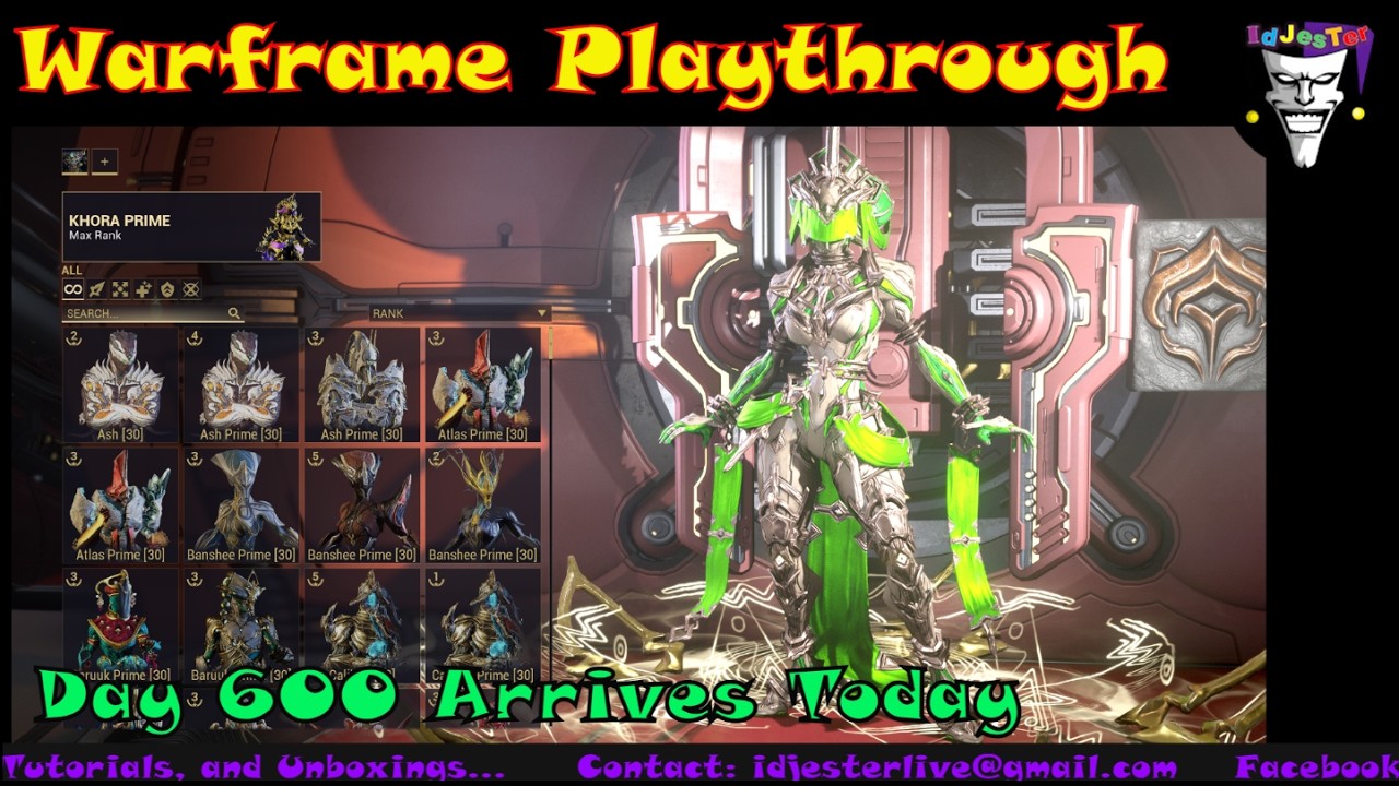 Warframe Day 600 Arrives Today