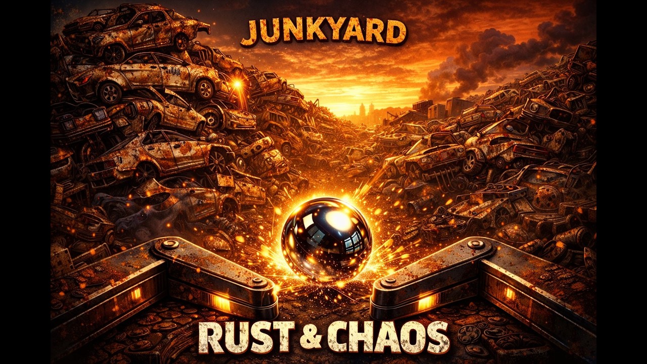 Junkyard Pinball VR 🔧 | Full Table Run (POV Gameplay)