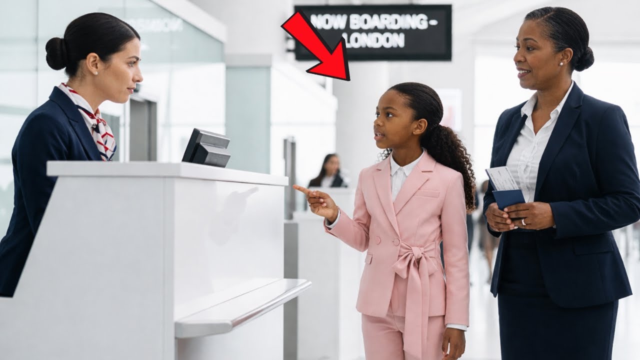 Multi-Billionaire 8-Year-Old Black Girl Fires Arrogant Gate Agent Who Denied a Black Woman Boarding