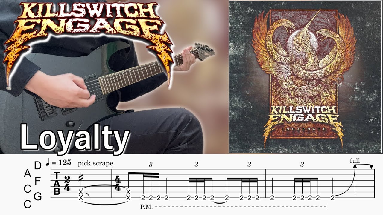 Loyalty / Killswitch engage (screen TAB | Guitar cover)