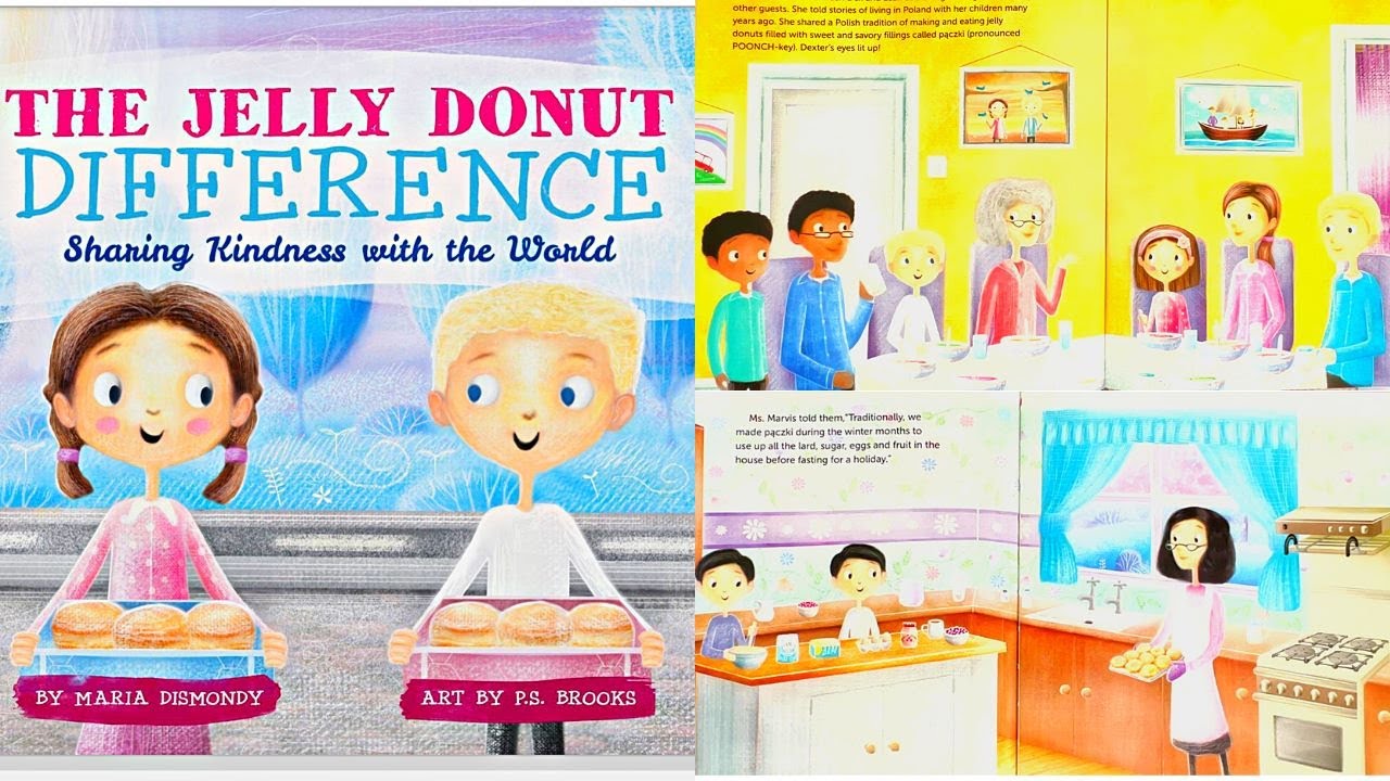 The Jelly Donut Difference Sharing Kindness with the World (teaches sharing, caring) Kids Read Aloud