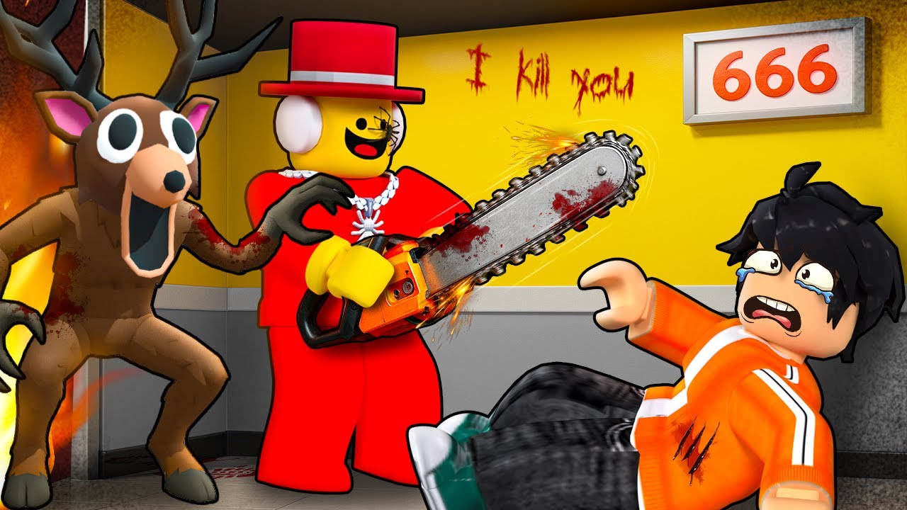 Survive The HAUNTED Elevator in ROBLOX!!!