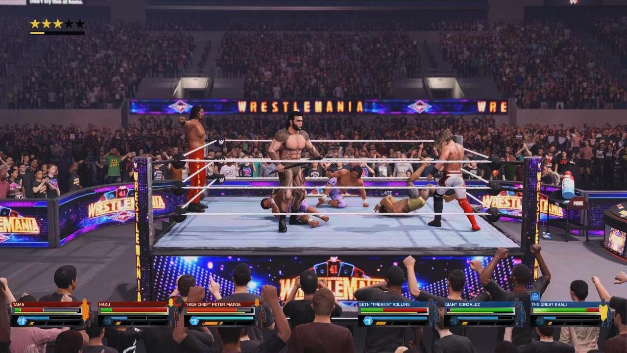 WWE 2K25 3 on 3 tornado tag