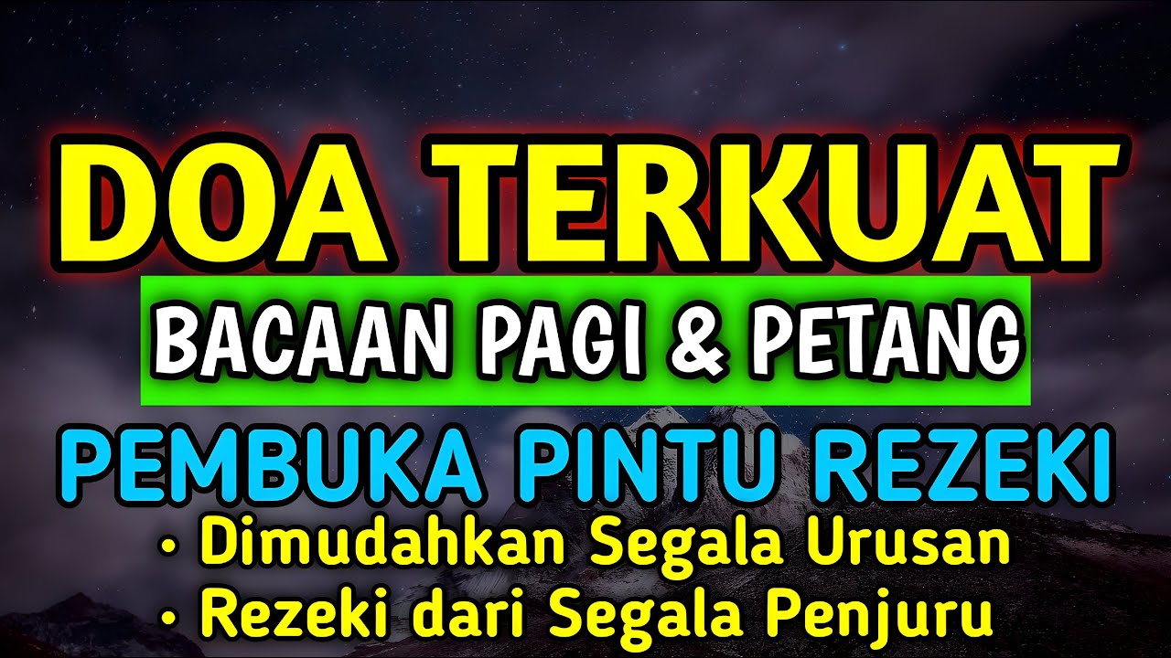 Dikejar Rezeki! Amalan Doa Nabi Sulaiman Pelunas Hutang Jalur Langit (Langsung Mustajab)Syech aqel