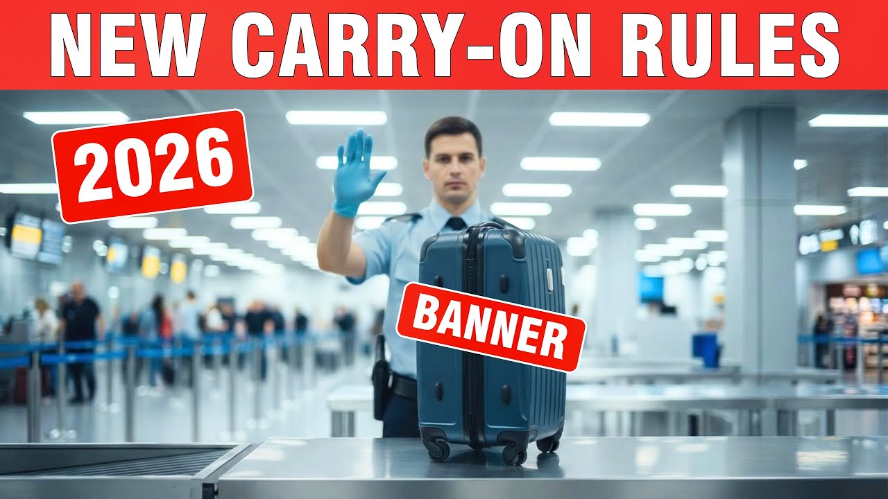NEW Carry-On Rules for 2026 (Don't Get Caught at TSA!)