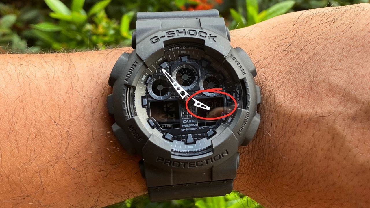 UNBOXING G-SHOCK GA100 COMPRADO NA SHOPEE/AJUSTANDO A HORA
