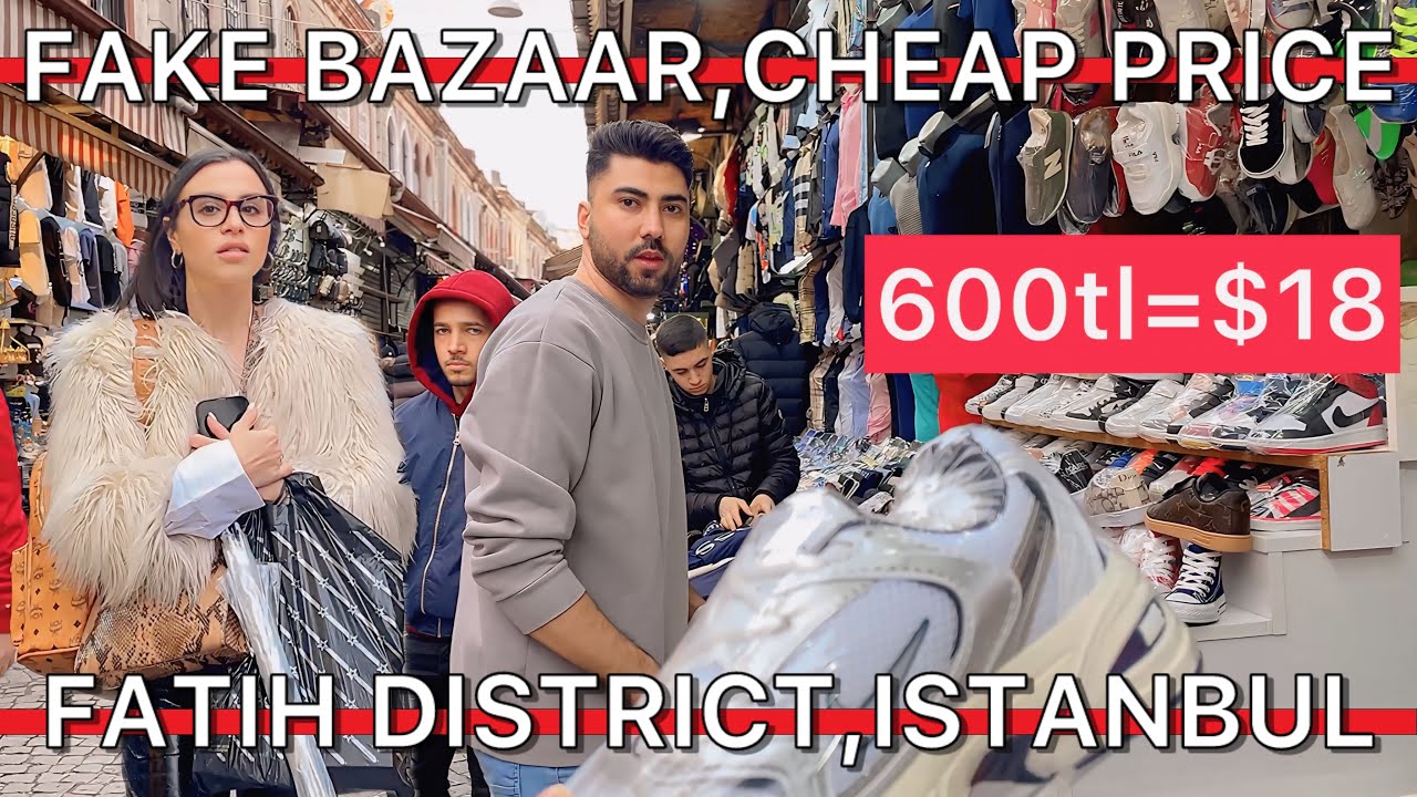 Turkiye🇹🇷Istanbul,Fatih District,Aksaray,Fashion market Laleali,Beyazit,Fake bazaarTravel Guide|4K