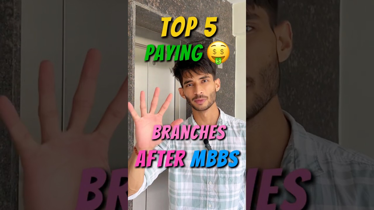 Top 5 Best Paying Branches after MBBS🤑| *Earning Crores*🤯 #aiimsdelhi #aiims