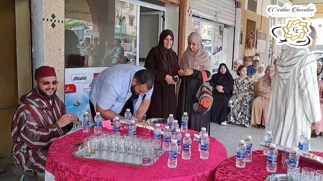 إفتتاح وكالة الأسفار الإبداع فرع الفقيه بن صالح و ذلك بحضور ساكنة وتوج الإفتتاح بقرعة عمرة