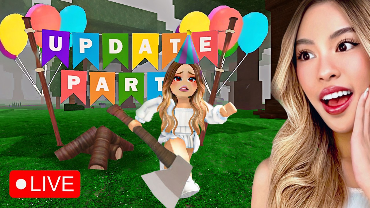 SURVIVING 99 Nights In The Forest + NEW UPDATE PARTY!