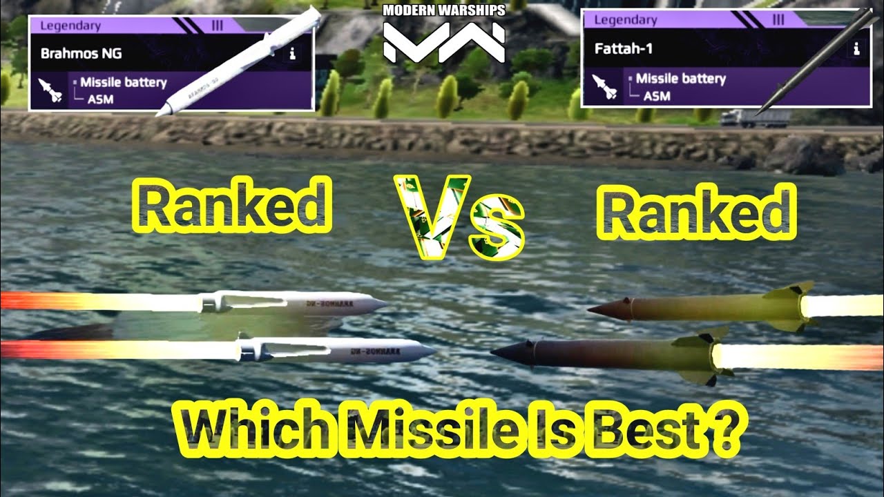  Brahmos NG Vs Fattah-1 Missile Damage Test Against Air Defense Modern Warship 