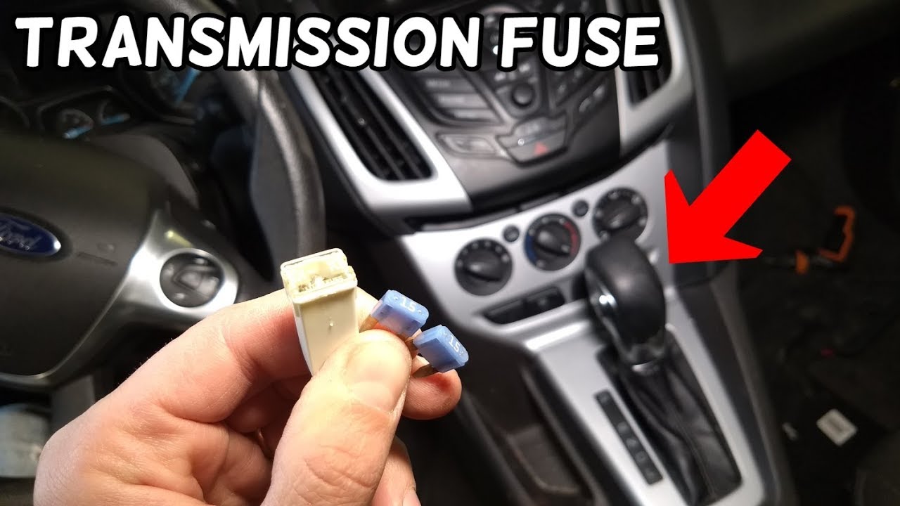Расположение предохранителя автоматической коробки передач. Замена Ford Focus MK3 2012-2018