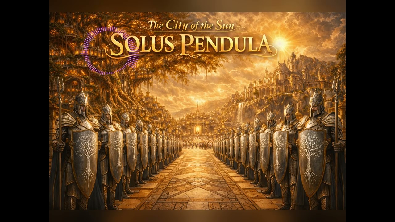 The City of the Sun (Solus Pendula) — AI D&D Fantasy Music | Elven Capital