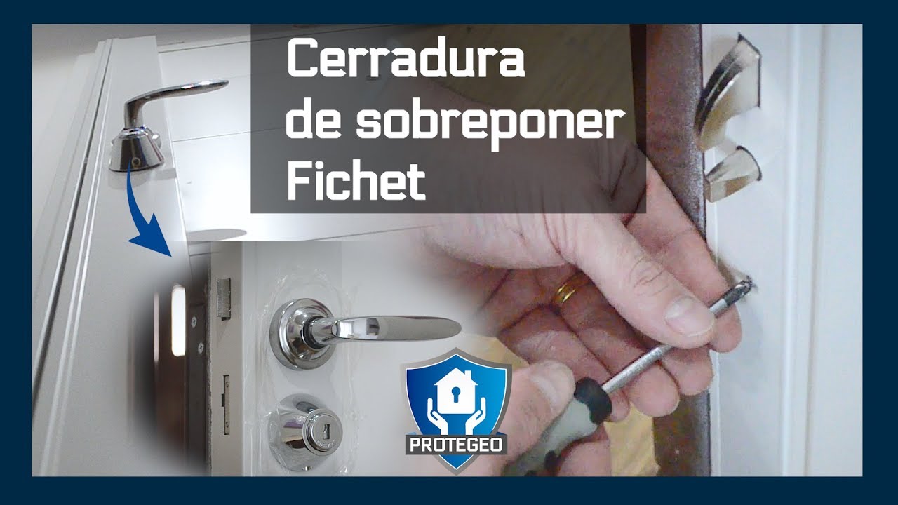 Cerradura de Sobreponer Fichet Primlock 🔨【Instalación】