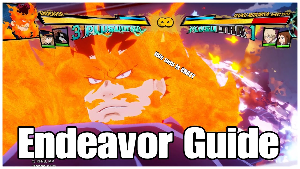 My Hero One's Justice 2 - Endeavor Tutorial and Combos