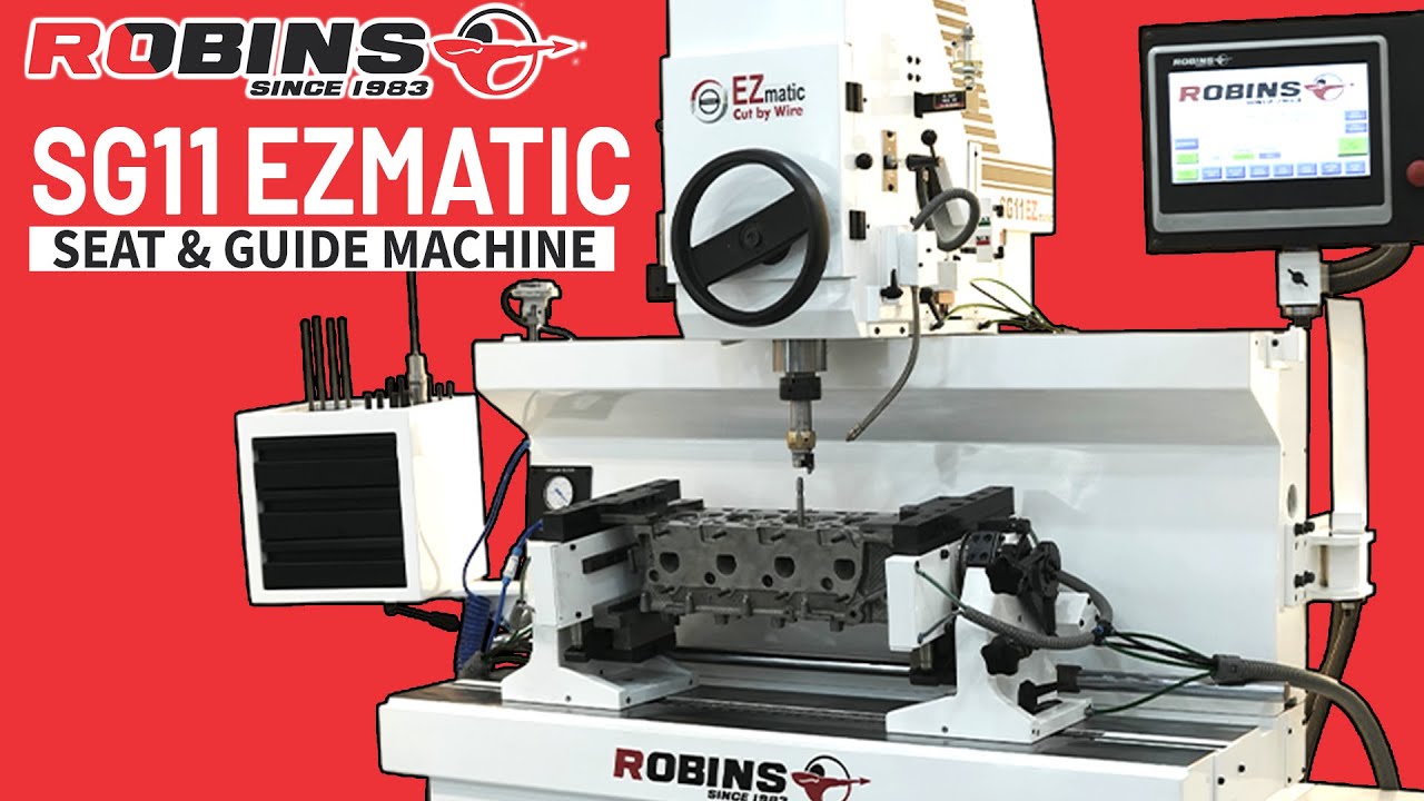 SG11 EZmatic | Next-Generation Automatic Seat & Guide Machine| #robinsmachines #seatandguide #robins