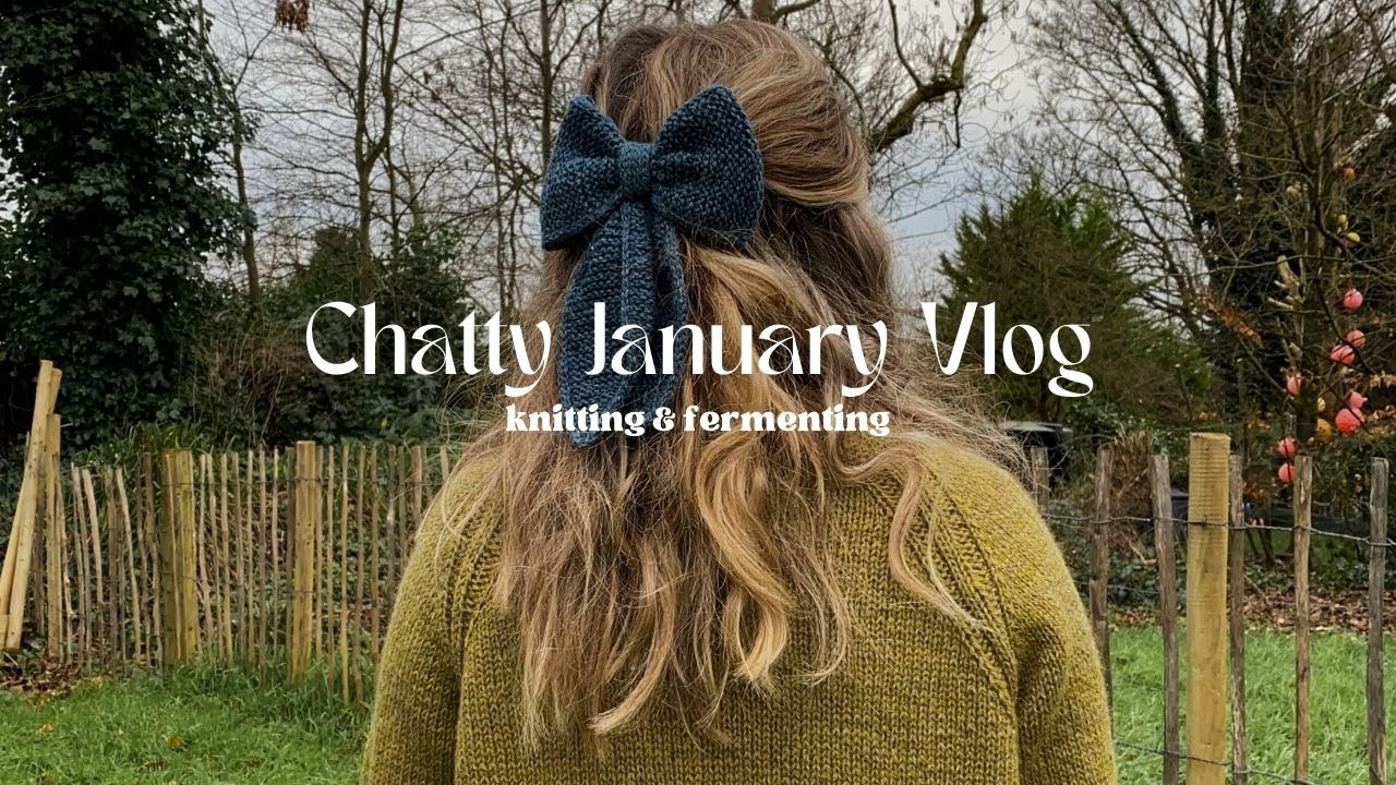 Chatty Vlog | Knitting, Fermenting, Gardening & Dye Studio Reno