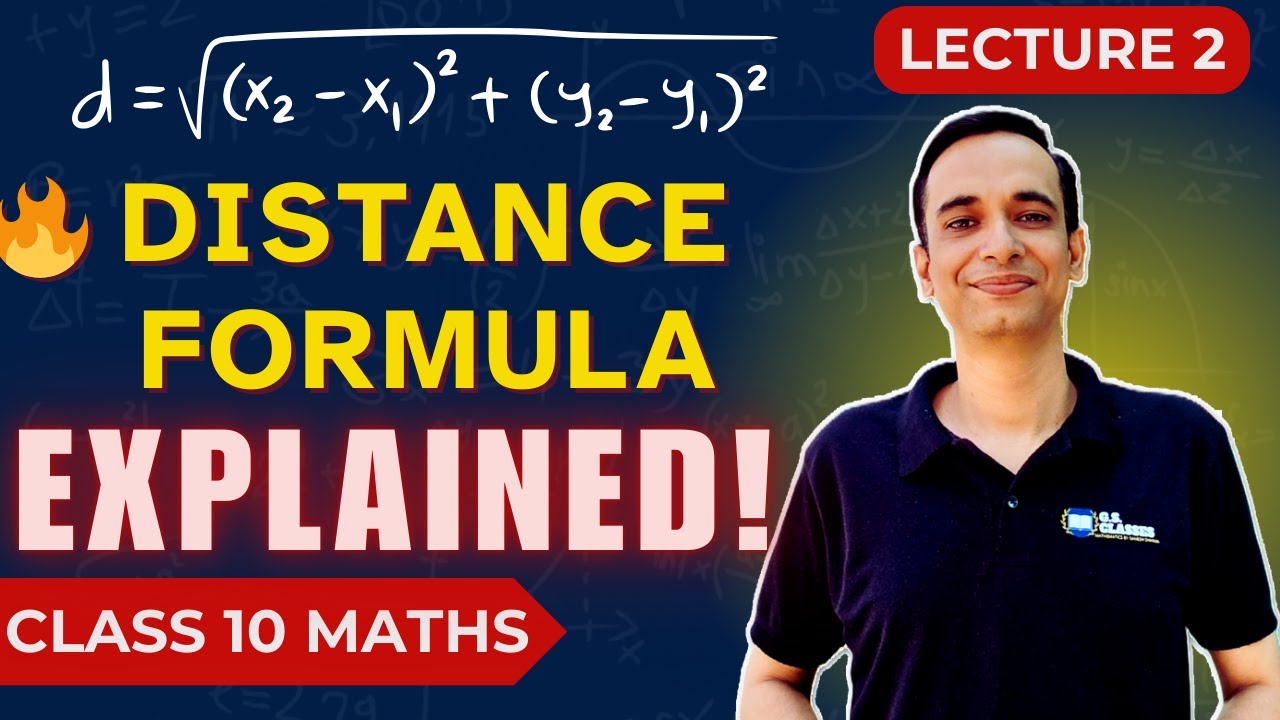 Distance Between Two Points Explained | Class 10 Maths NCERT Exercise 7.1 Questions 1–3