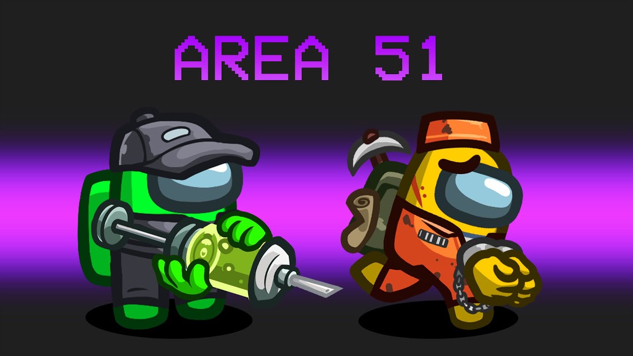 ESCAPING AREA 51 in Modded Among Us