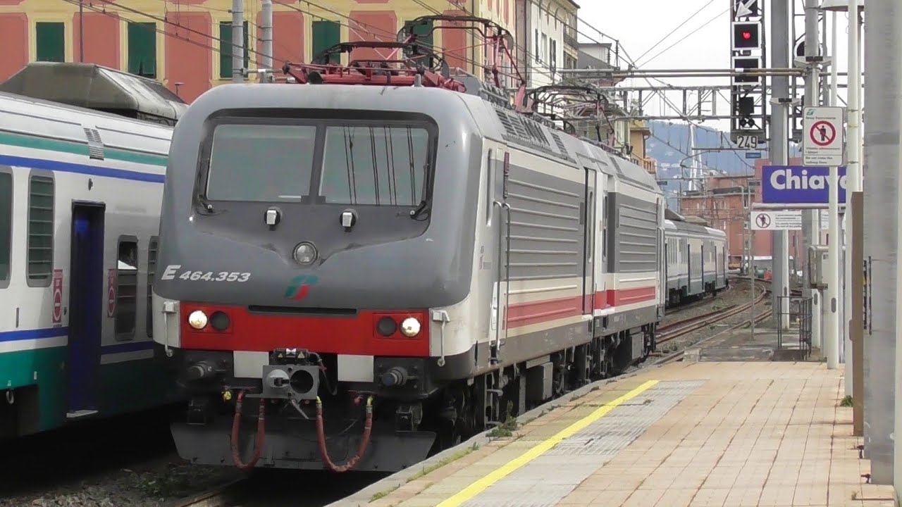 Treni in transito del mese di Marzo sulla linea Genova - La Spezia: E464 IC SUN e tanto altro