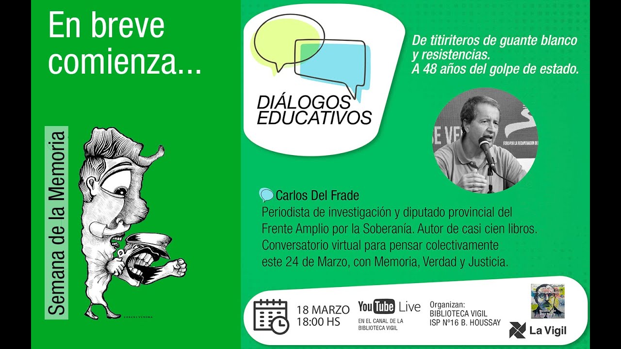 Diálogos Educativos - De titiriteros de guante blanco y resistencias. A 48 años del golpe de estado.